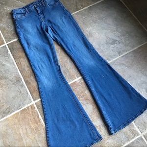 FREE PEOPLE High Waisted Bell Bottom Flare Jean 28